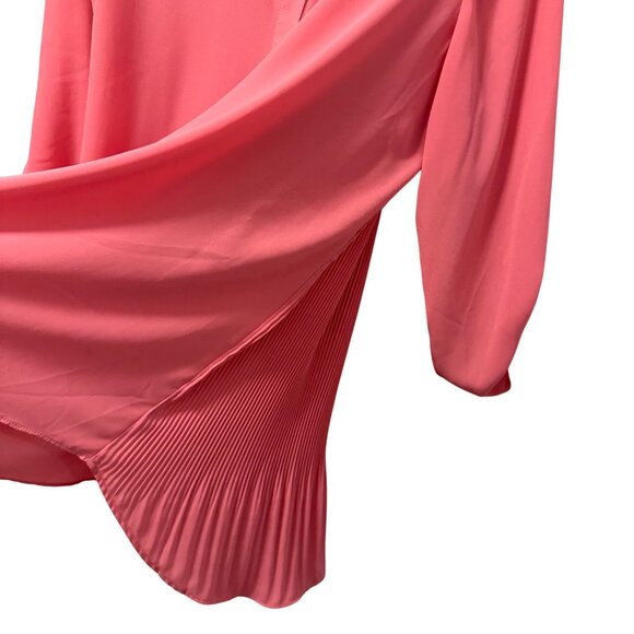 Cato pink Button-Front High-Low Tunic Top Sz 18/20W Lightweight Polyester - Picture 8 of 12